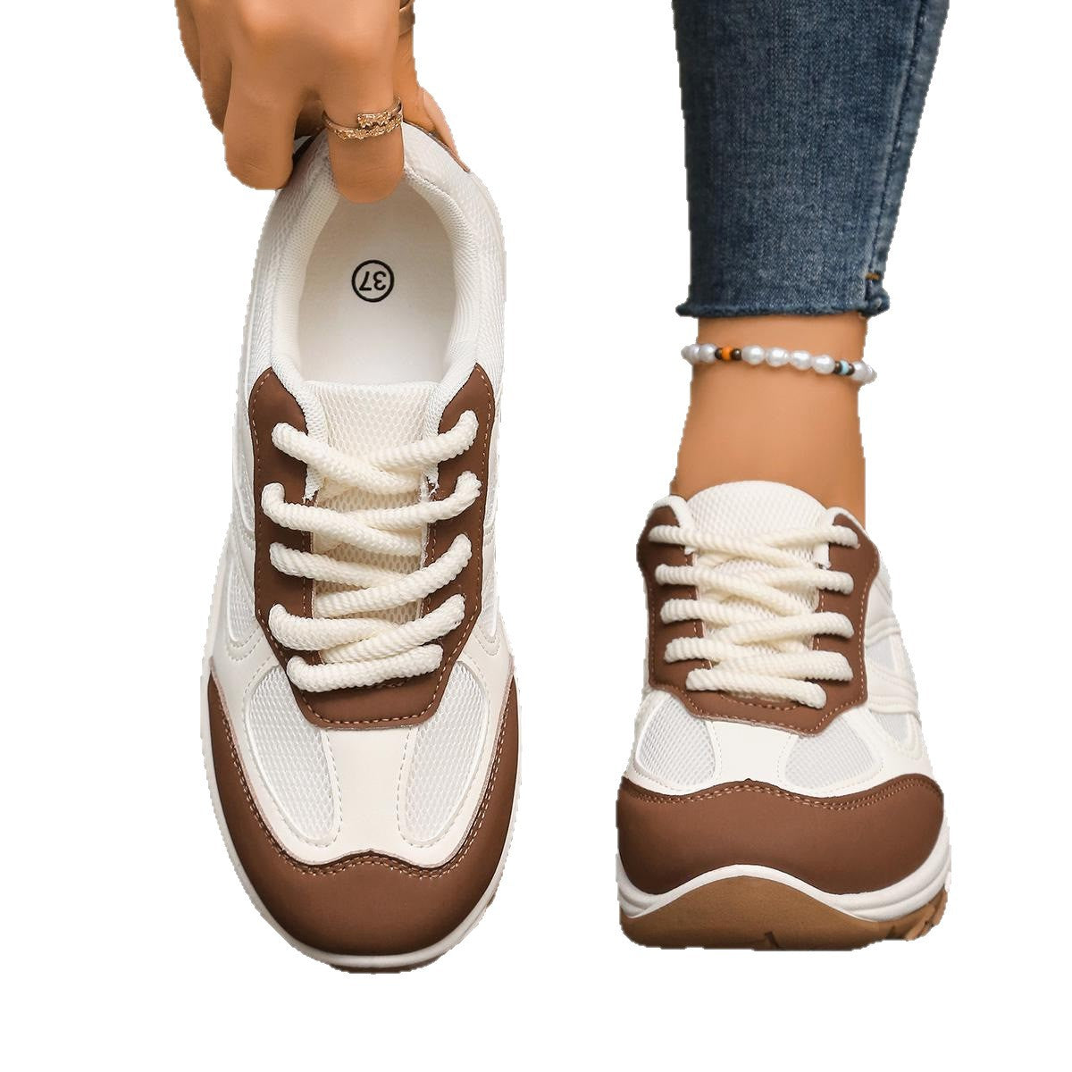 Sapatos de caminhada para casal, tamanho grande, respirável, para o outono e primavera, moda casual e desportiva para viagem