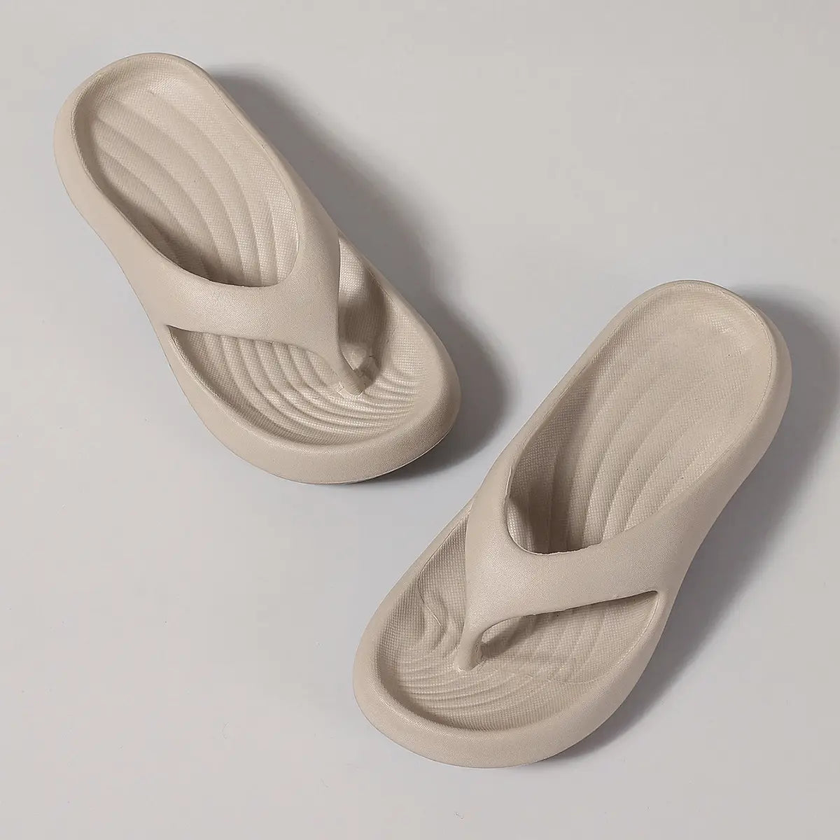 Sandálias para mulher antiderrapantes para exteriores sola macia, chinelos de praia