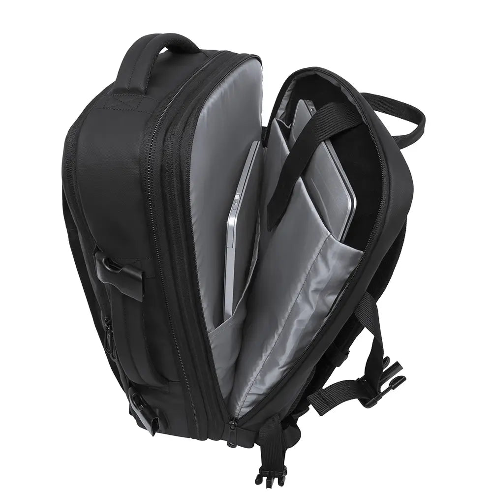 Mochila para homem para estudantes universitários, mochila para computador, grande capacidade, para viagens de negócios, impermeável e expansível