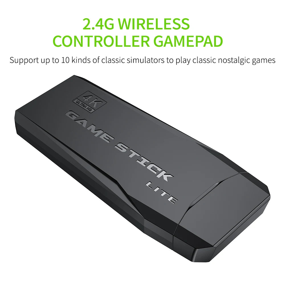 Boyhom 4K HD Video Game Consola 2.4G Comando Duplo Sem Fios Game Player M8 20000 Jogos 64GB Jogos Retro Presentes de Natal para Meninos