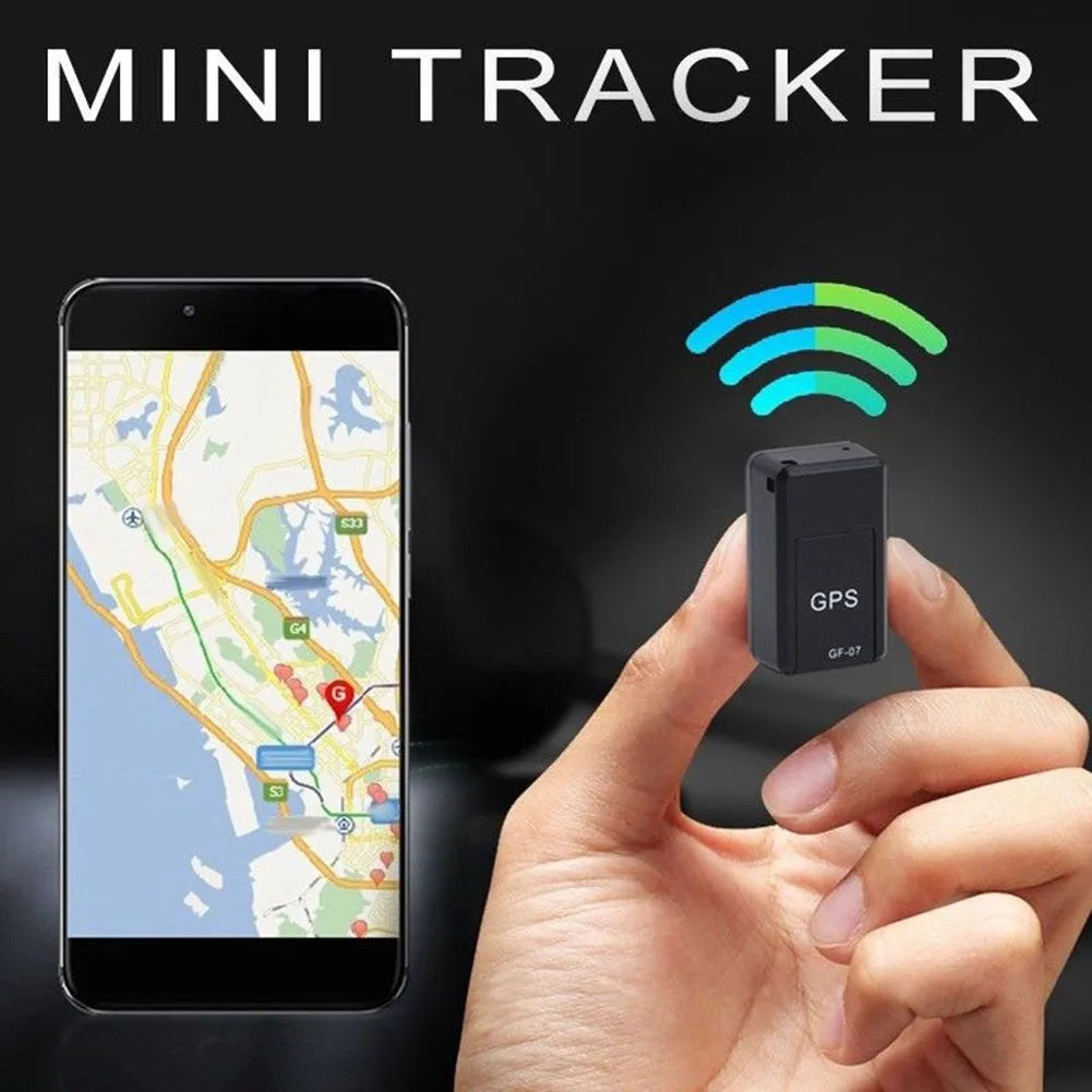 Mini GF07 GPRS Localizador GPS para automóveis Dispositivo de rastreamento anti perda com gravação Controlo por voz