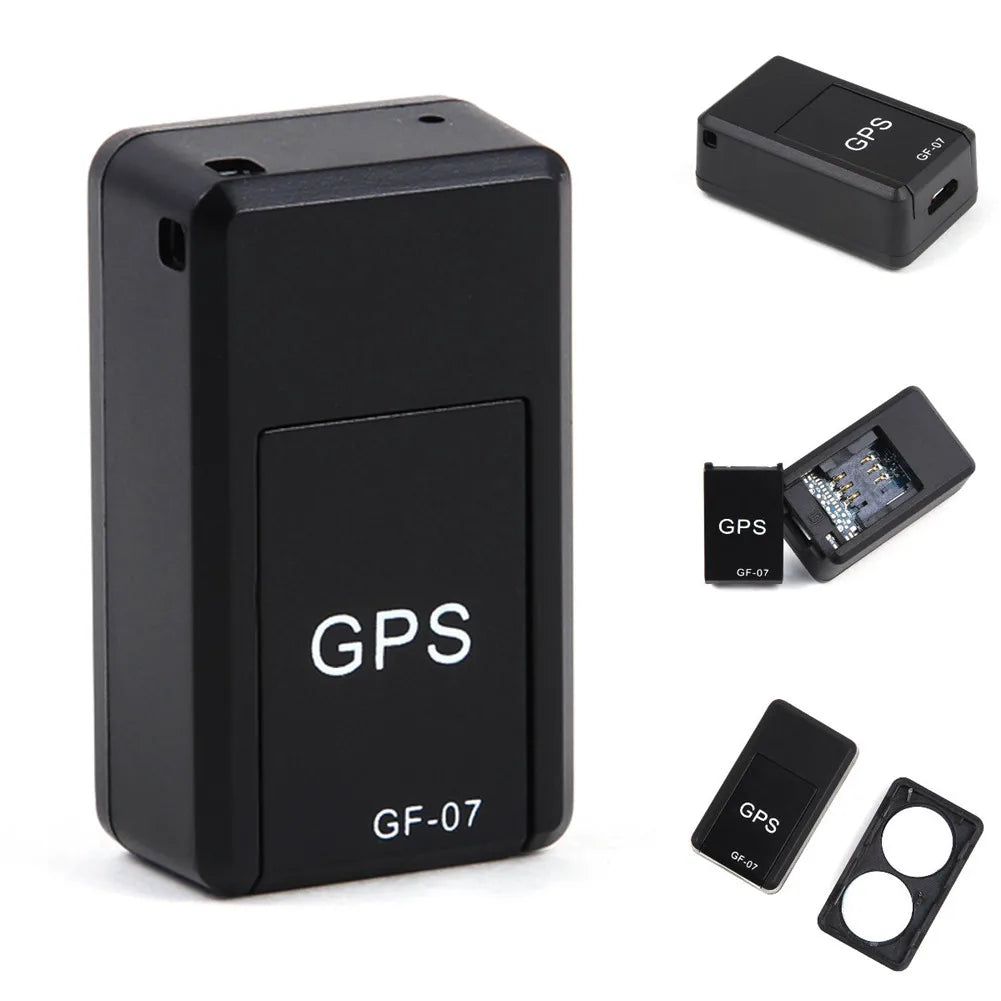 Mini GF07 GPRS Localizador GPS para automóveis Dispositivo de rastreamento anti perda com gravação Controlo por voz