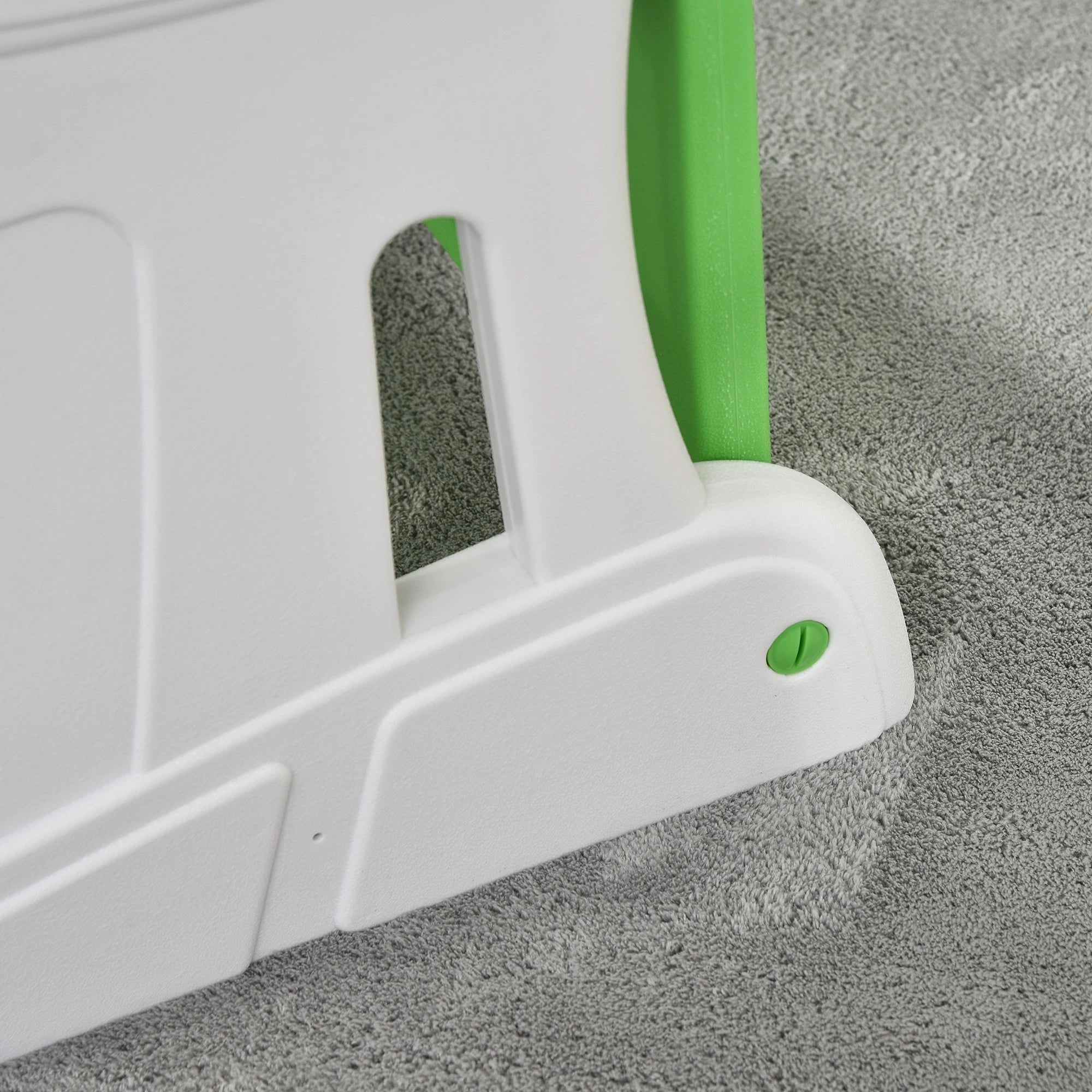 Cadeira para bebês 3 em 1 ajustável verde com mesa integrada