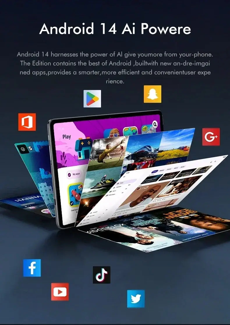 2025 Pad 7 Pro Ultra, o mais recente tablet global, novo Android 14, Snapdragon 8Gen3, ecrã de 11 polegadas com luz suave, WiFi, GPS, WPS, 5G PC