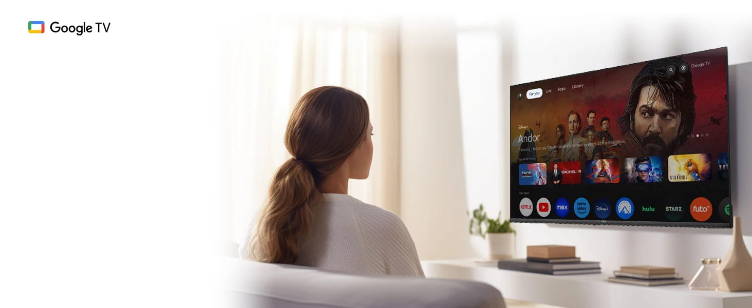 Metz 40Mte6000Z TV 40" Full HD Google TV | Eyecare 3.0, HDR10, Dolby Audio, Comando Bluetooth, Moldura Sem Bordas, Preto