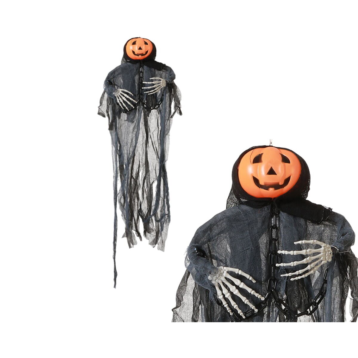 Decoração para Halloween 100 x 54 cm Abóbora