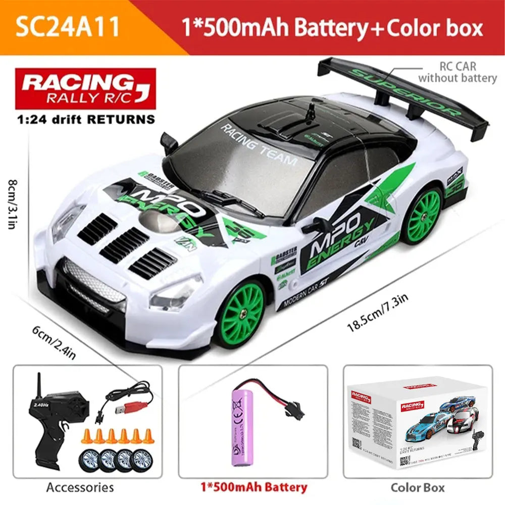 Carro Super Drift RC Mustang 4WD Alta Velocidade para Meninos