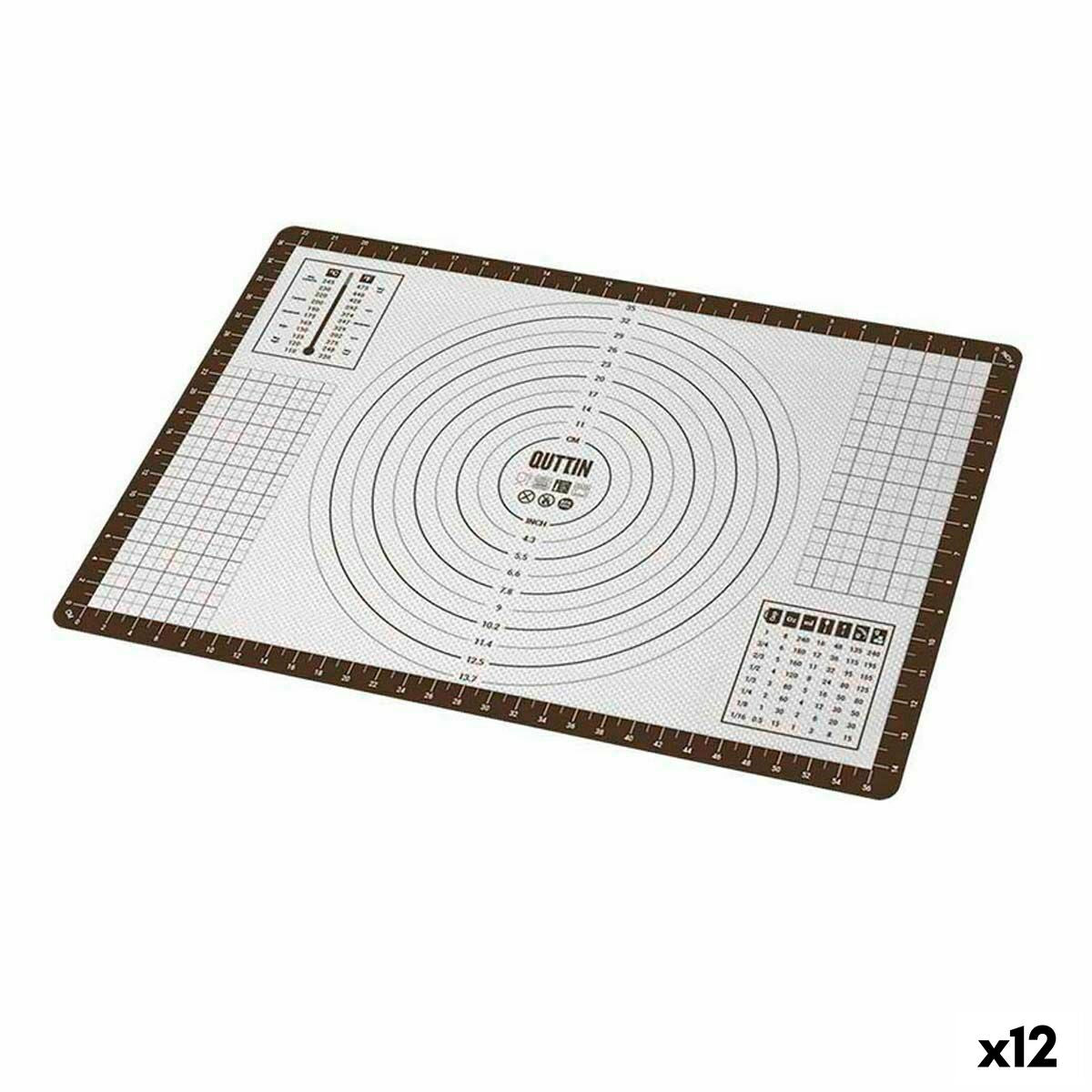 Tapete para o forno Quttin Silicone 40 x 60 cm (12 Unidades)