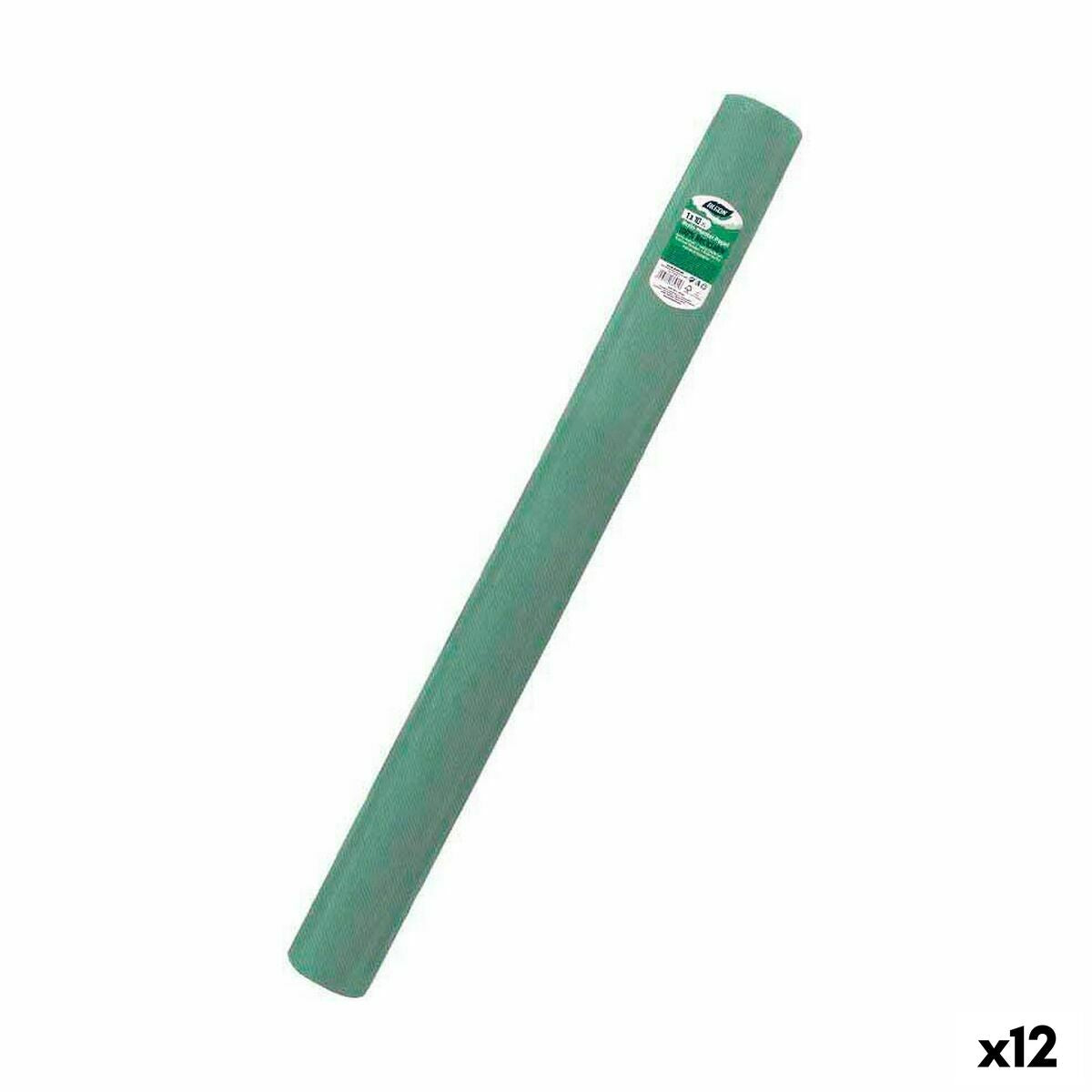 Toalha de mesa em rolo Algon Verde 1 x 10 m (12 Unidades)