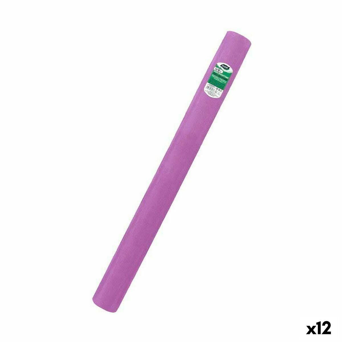 Toalha de mesa em rolo Algon Violeta 1 x 10 m (12 Unidades)