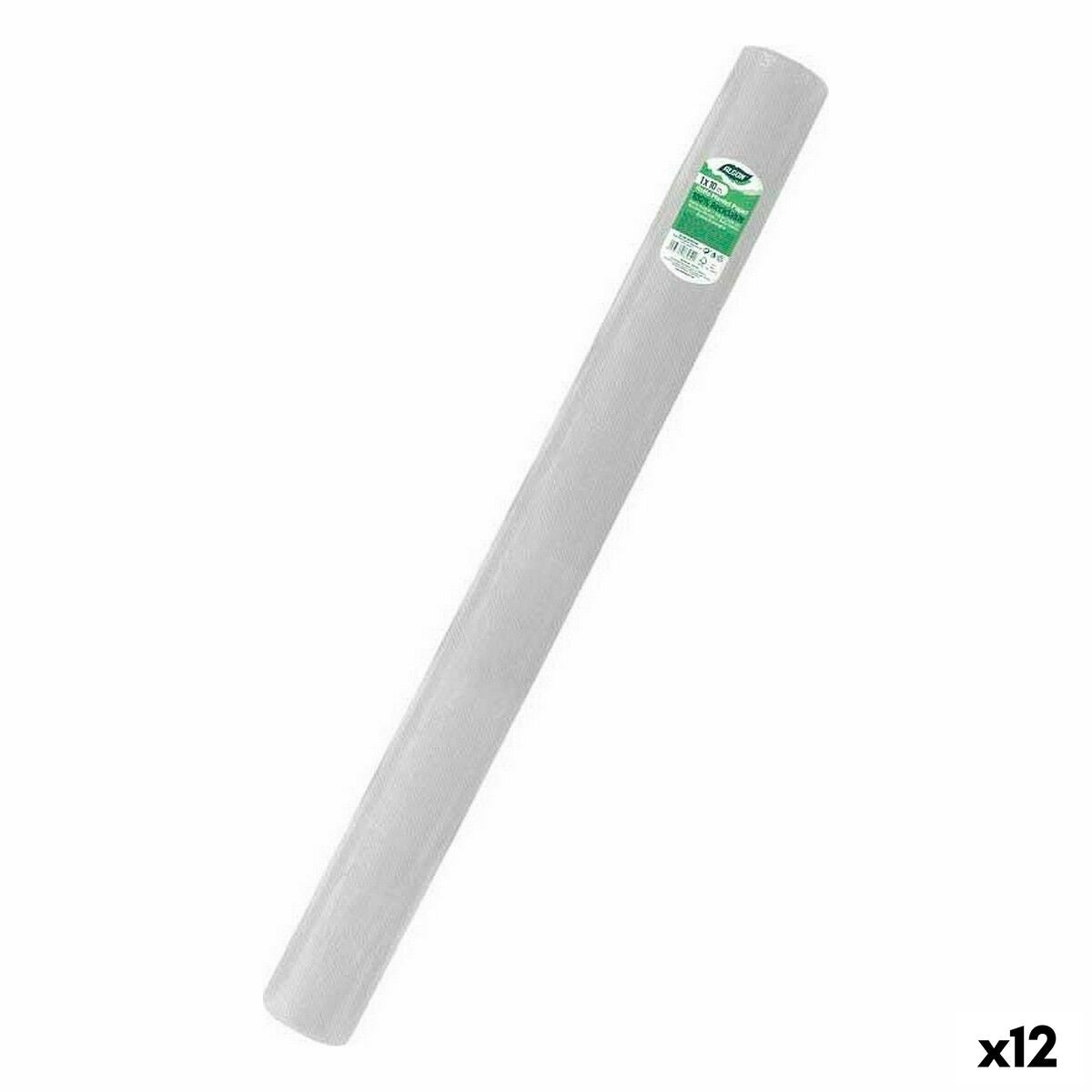 Toalha de mesa em rolo Algon Descartáveis Branco 1 x 10 m (12 Unidades)