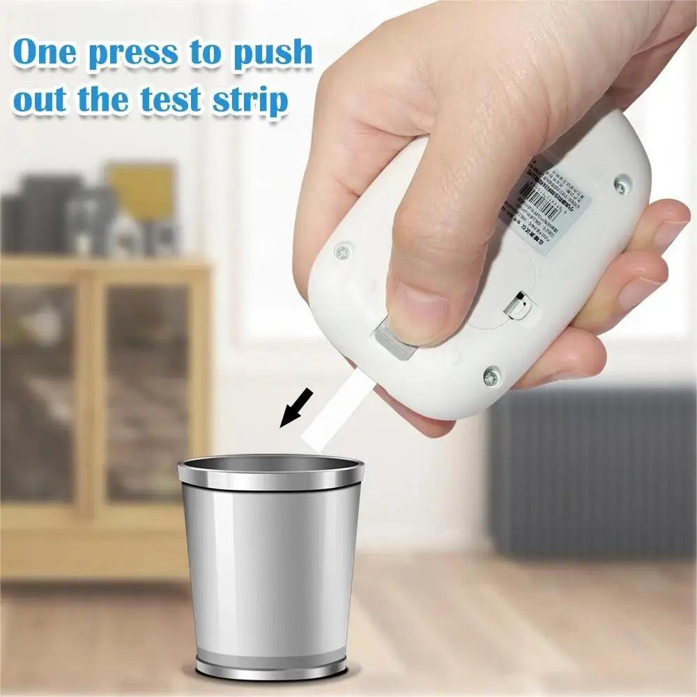 AJC Medidor de Glicose no Sangue Kit de Glicosímetro Teste de Diabetes 50/100 Tiras com Lancetas Açúcar no Sangue Médico Mg/mmol Freestyle Libre