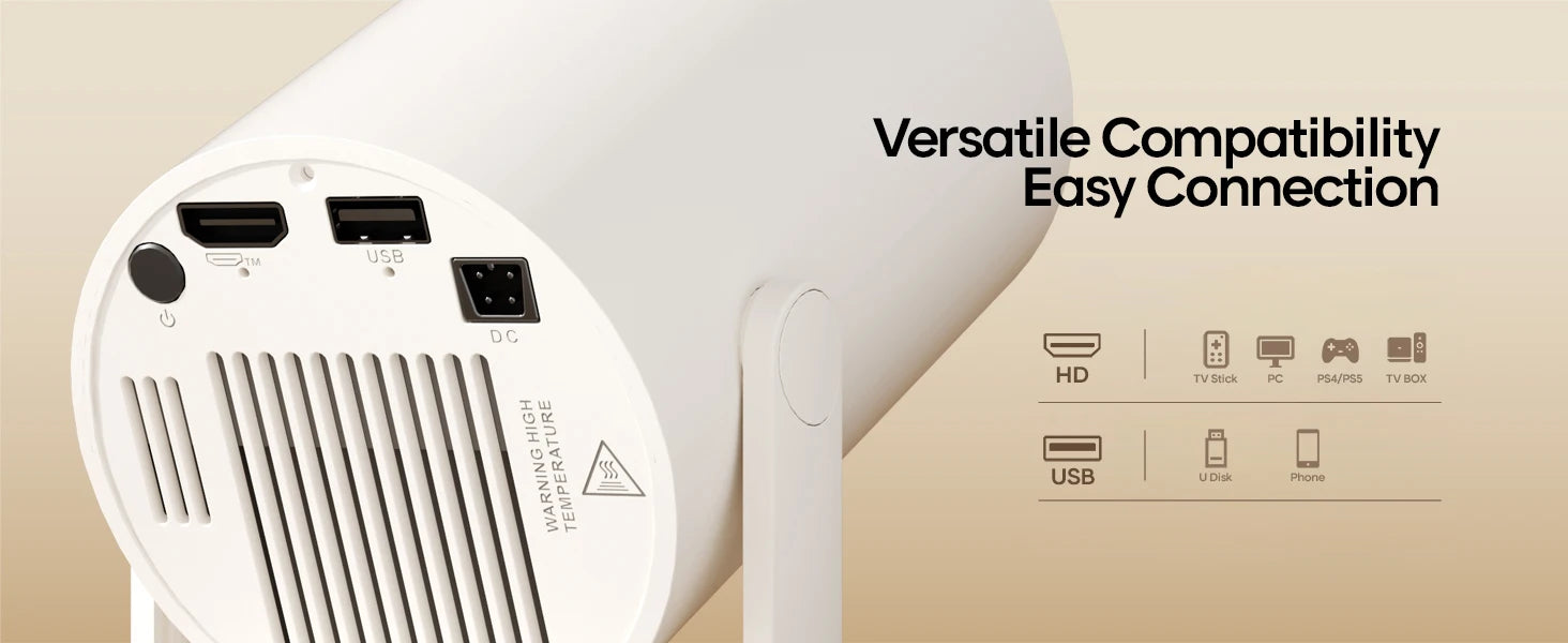 Projetor Magcubic HY300 Pro+ Android 11 4K 8000 Lúmens WiFi 6