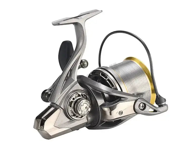 Carreto de pesca giratório 50 kg âncora 18 rolamentos 10000S 12000S 14000S carreto forte fundição longa pesca marítima robalo roda