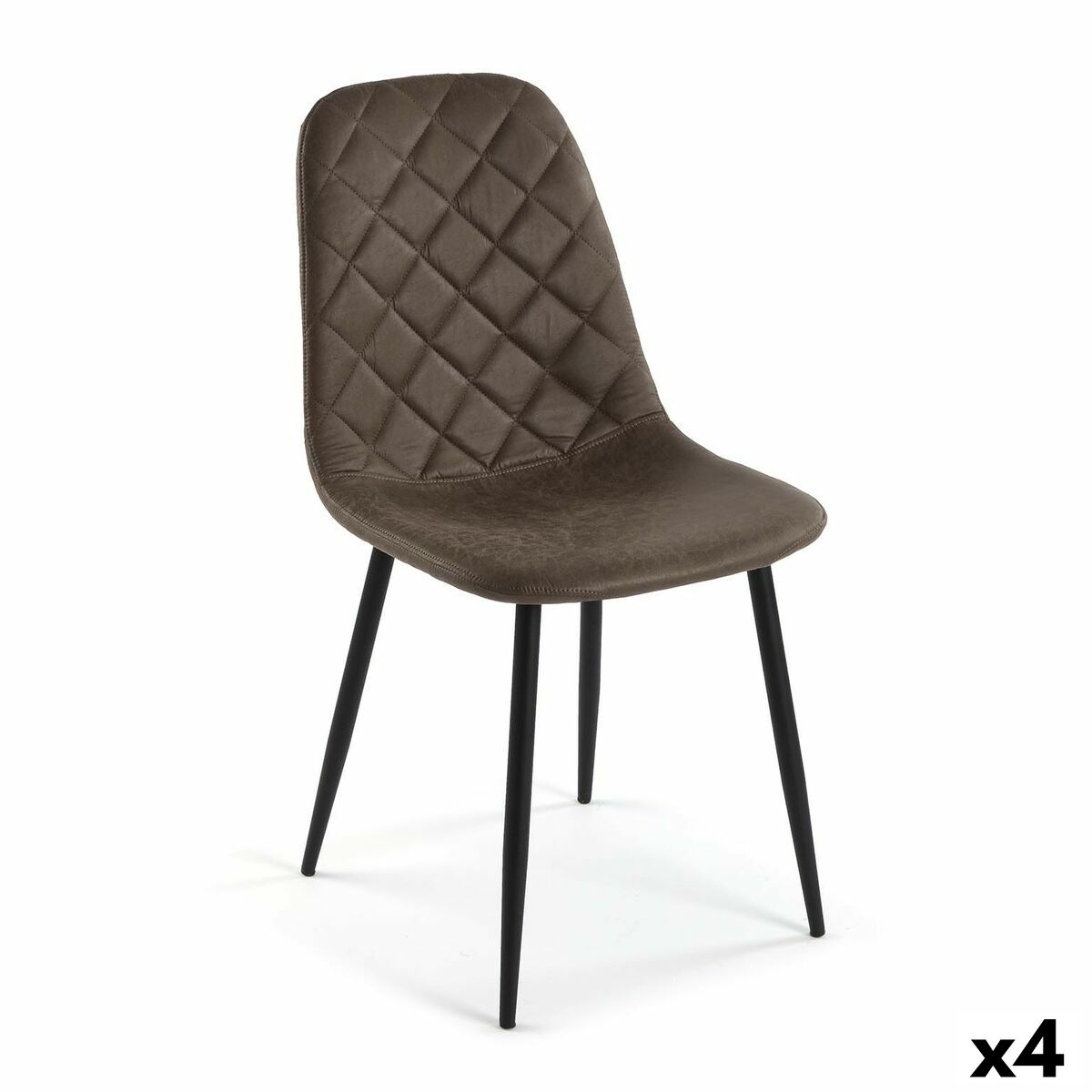 Cadeira Versa Serena Catanho escuro 53 x 88 x 43,5 cm (4 Unidades)