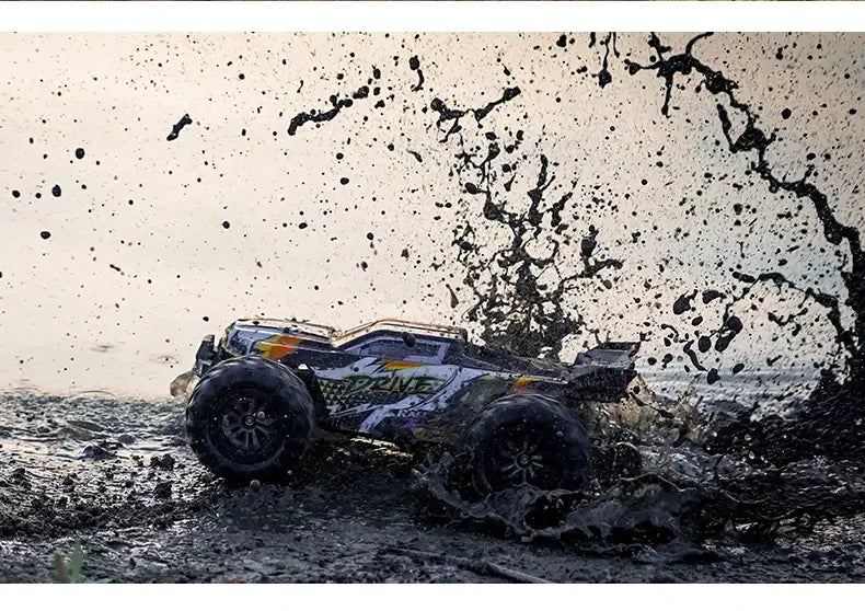 1:16 70 km/h ou 50 km/h 4WD RC carro com controlo remoto LED carros de alta velocidade drift monstro 4x4 camião para crianças vs Wltoys 144001 brinquedos