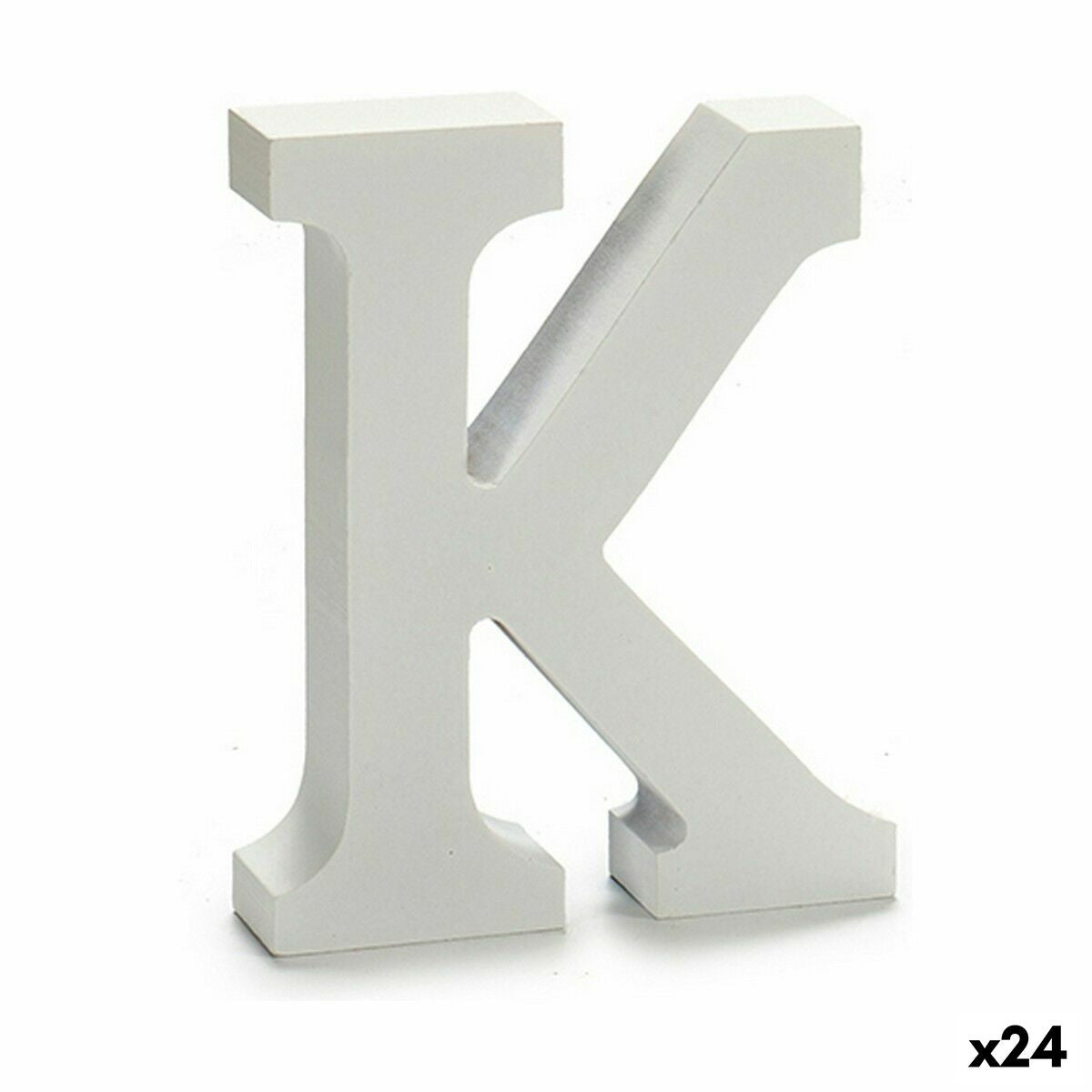 Letra Pincello K Branco 2 x 16 x 14,5 cm (24 Unidades)
