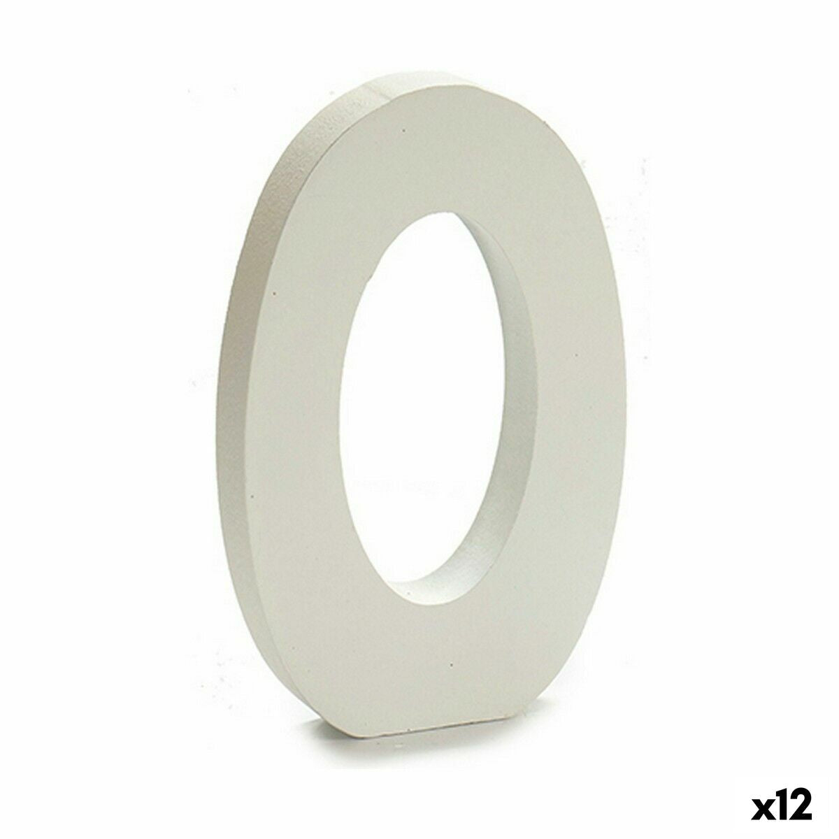 Número Pincello Branco 1,8 x 21 x 17 cm (12 Unidades)