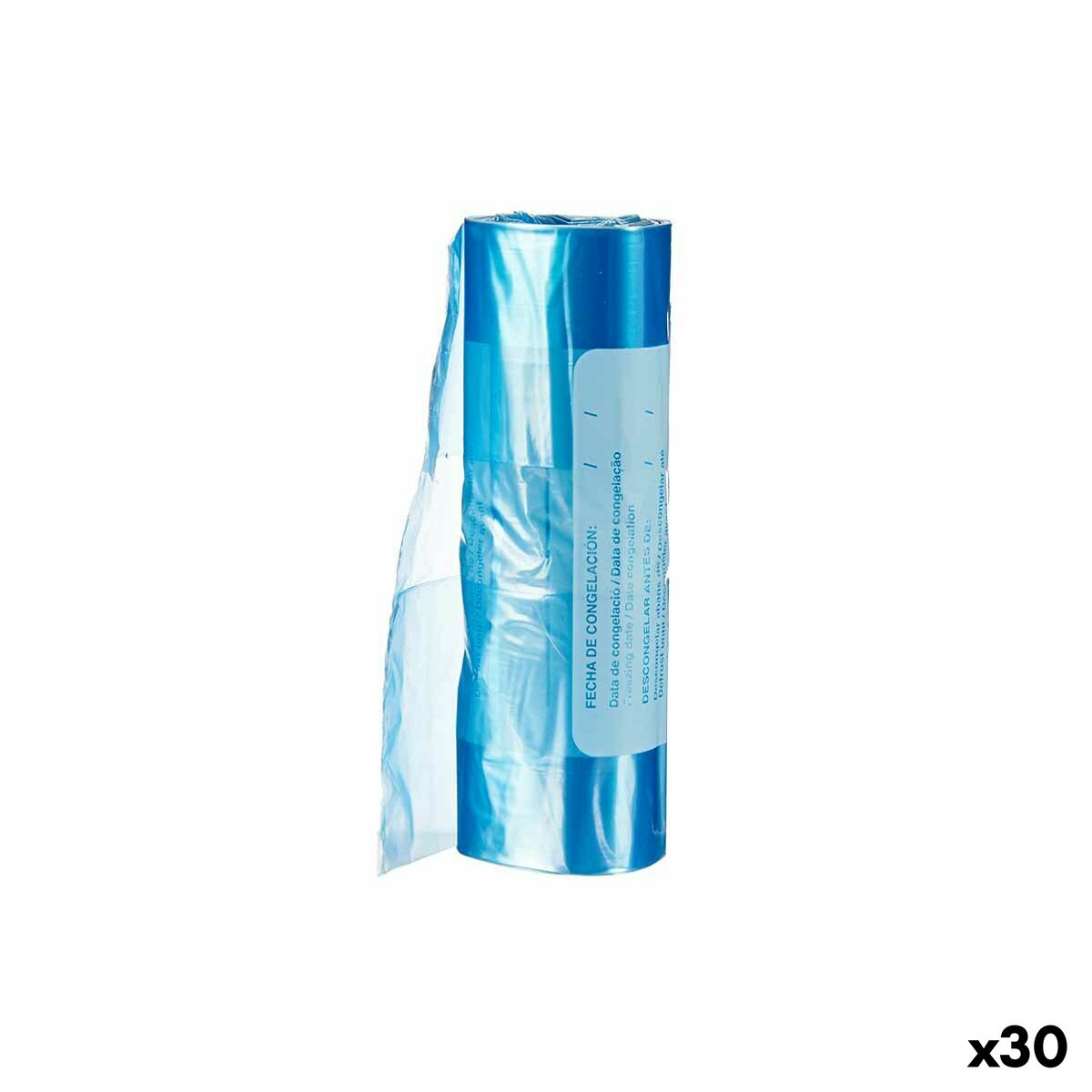 Saco para congelador Leknes 190939000498 Azul Polietileno 22 x 35 cm 30 Unidades