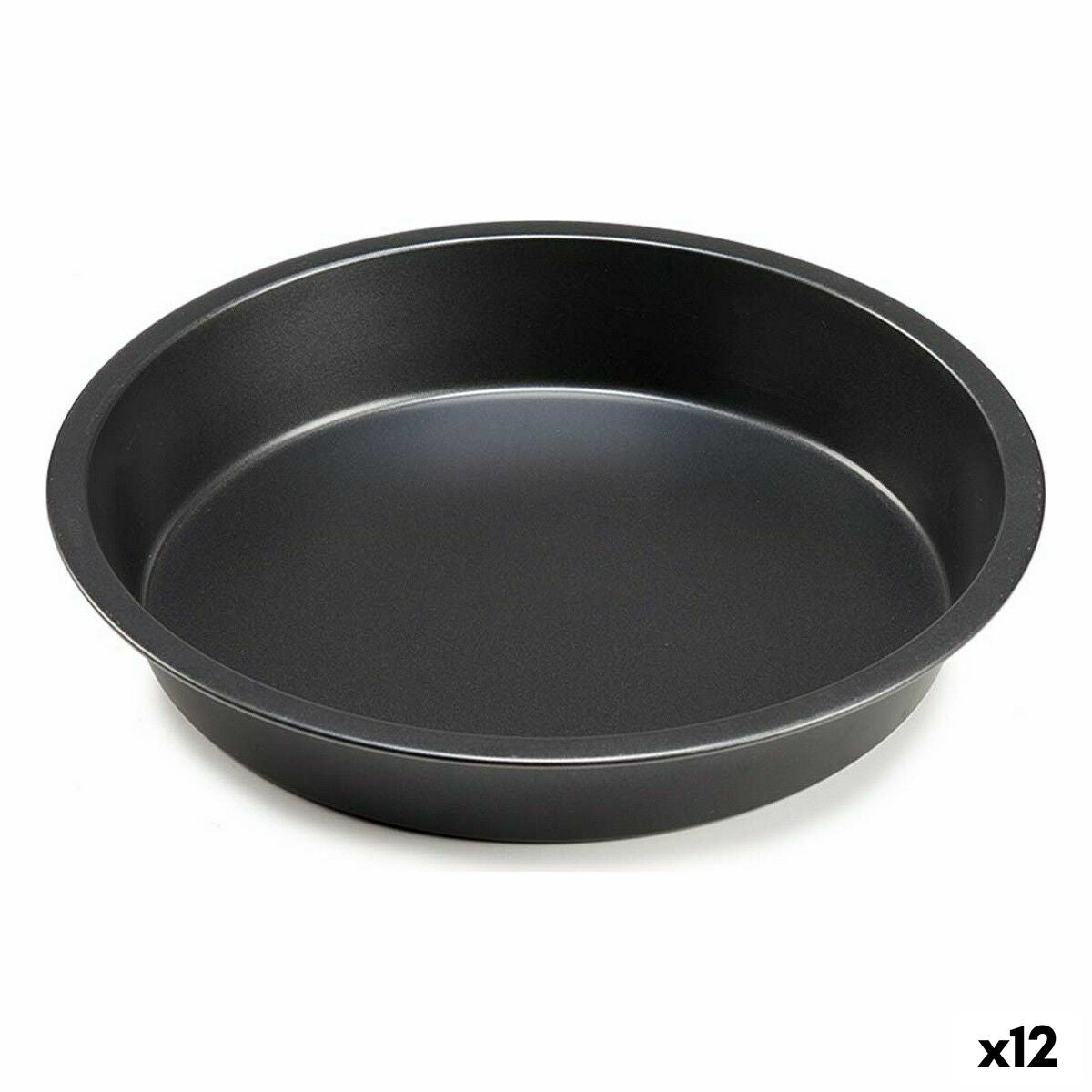 Molde para o Forno Kinvara CK25410-39 Cinzento escuro Metal Ø 28 cm (12 Unidades)