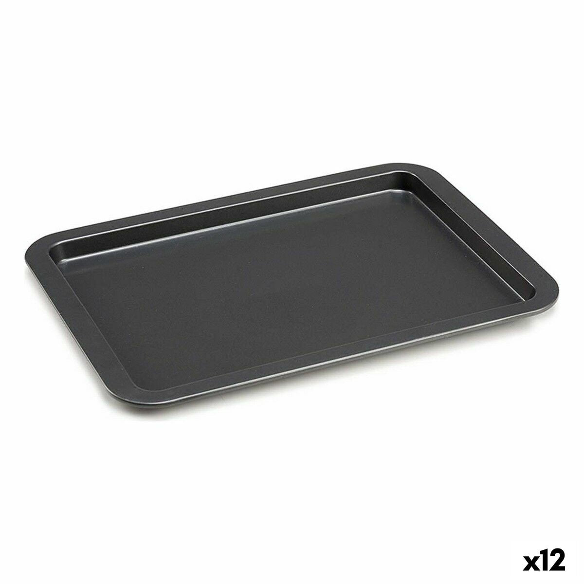 Bandeja para Forno Kinvara CK56483-47 Cinzento Metal 25,3 x 2 x 37 cm (12 Unidades)