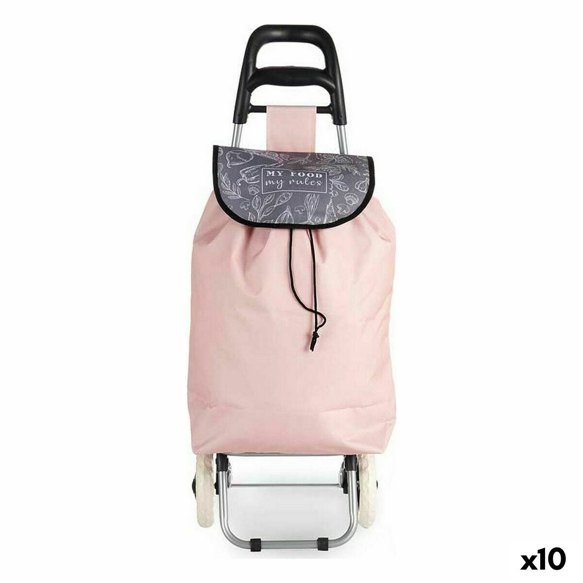 Carro de Compras Kinvara 11820 Cor de Rosa 3,3 L 20 x 95 x 34 cm (10 Unidades)