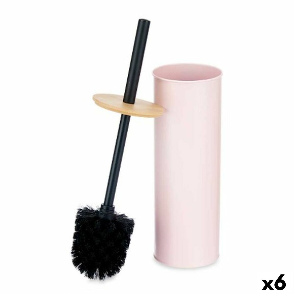 Piaçaba Berilo B1041C BAMBOO - 399 Cor de Rosa Metal Bambu Plástico 9,5 X 27 X 9,5 cm (6 Unidades)