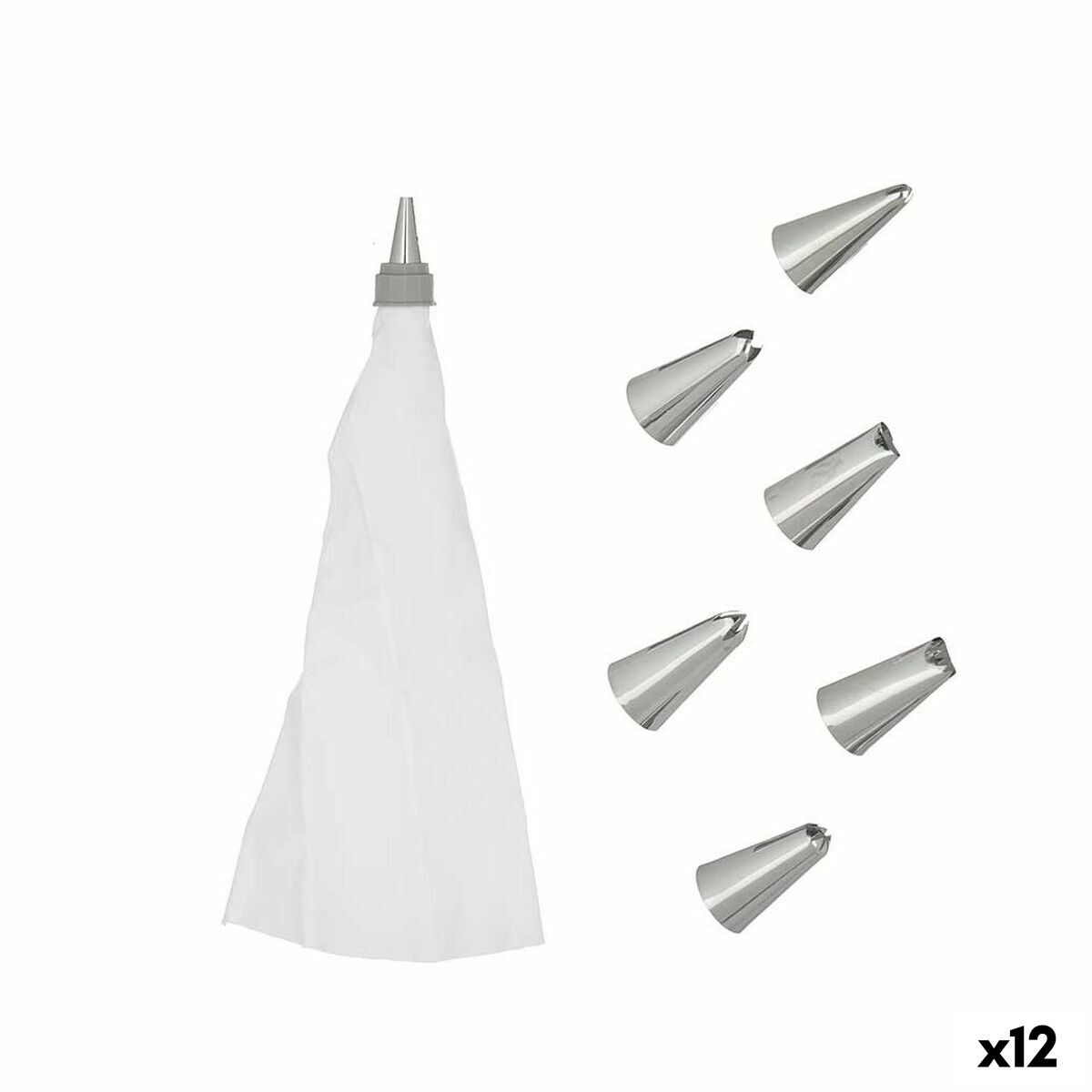 Saco de Pasteleiro Kinvara KT213109 Branco (12 Unidades)