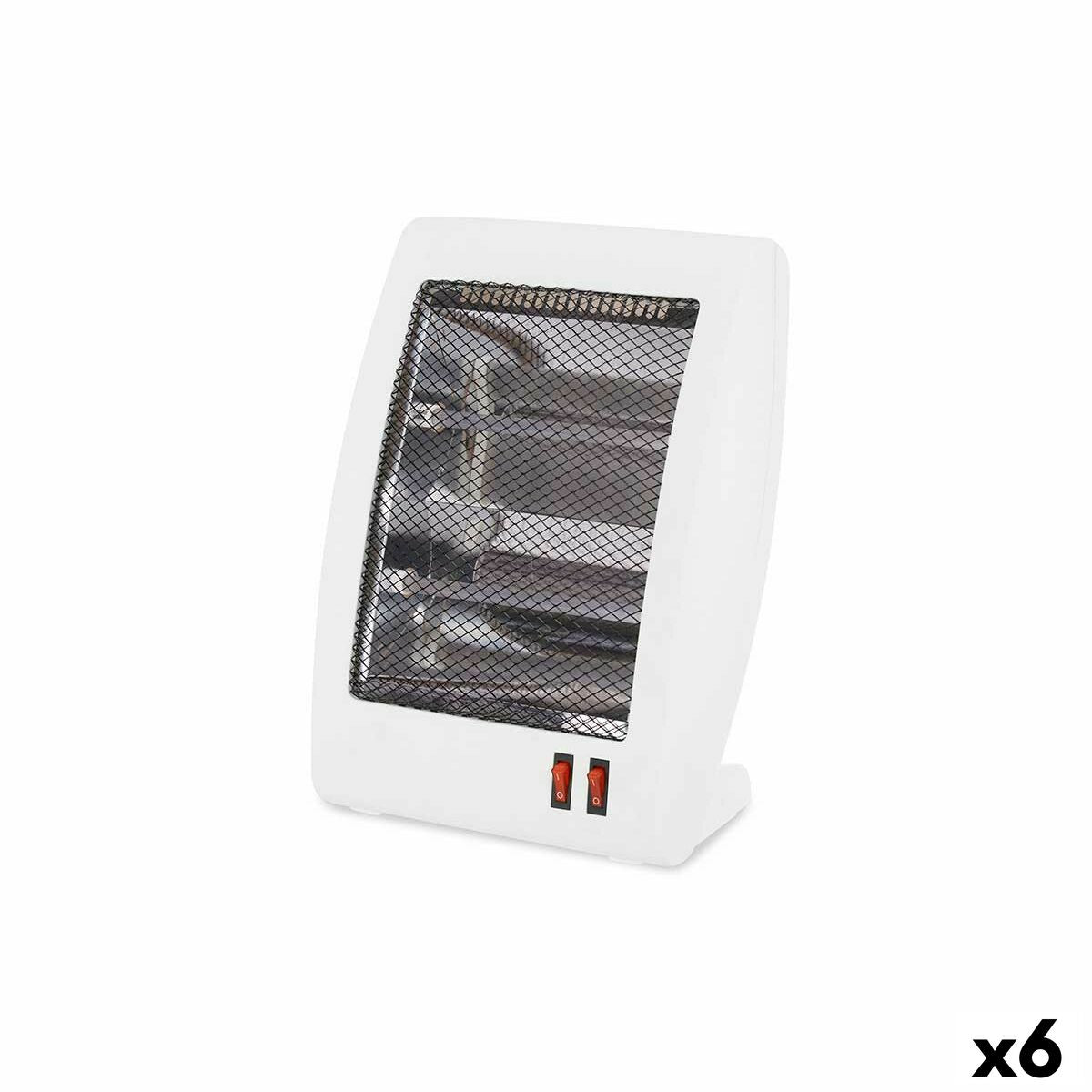 Aquecedor em Quartzo Argon Branco 400-800 W (6 Unidades)