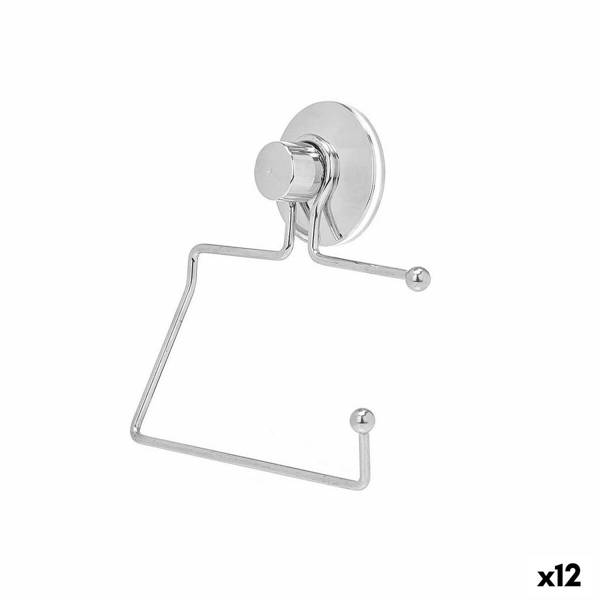 Porta-Rolos de Papel Higiénico Berilo W3100-12B Aço ABS 12 x 14 x 3,5 cm (12 Unidades)
