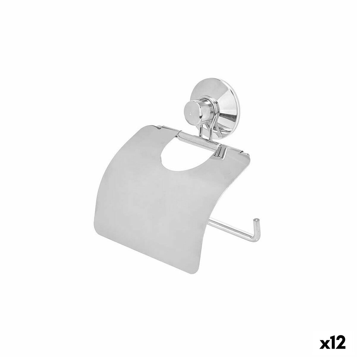 Porta-Rolos de Papel Higiénico Berilo W3100-13 Aço ABS 13,5 x 17 x 3 cm (12 Unidades)