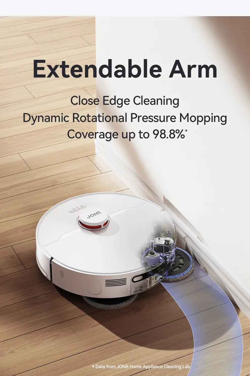 JONR Robot Vacuum P20 Pro International Edition Esfregar Aspirar Secar Toalhitas Limpeza Automática Colheita de Pó Drenagem Água