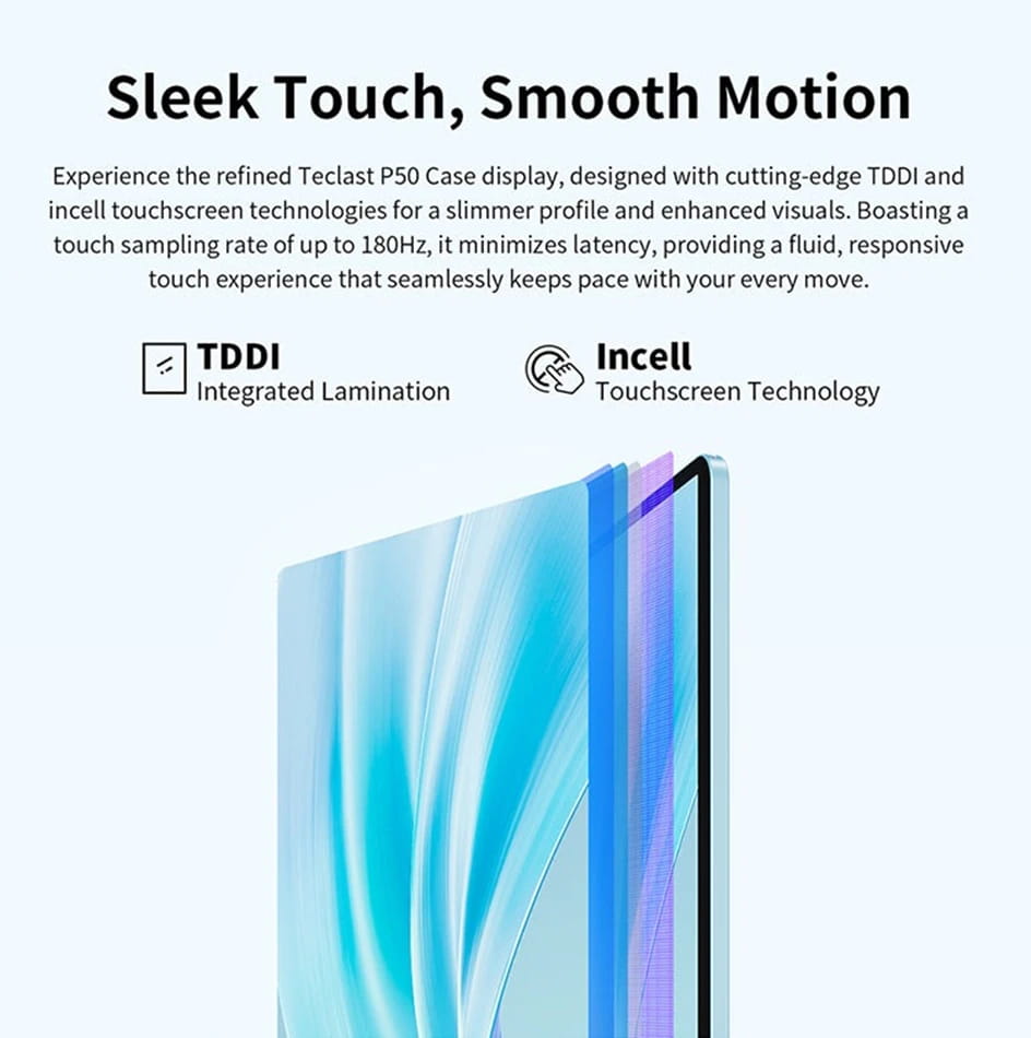 Tablet Teclast P50 Android 14, ecrã de 11" e 90Hz, Unisoc T606 Octa-Core, 4GB, 128GB, LPDDR4X, Wi-Fi, BT5.0, bateria de 7000mAh