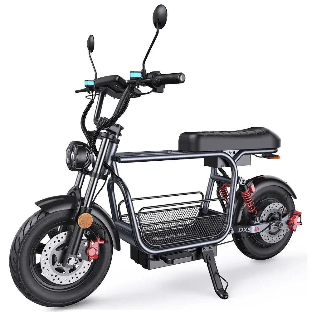 Iscooter DX5 Scooter Elétrica para Adultos 1500W 48V 15.6Ah Bateria E Scooter Pneus Insufláveis de 15 Polegadas Scooter Elétrica Urbana