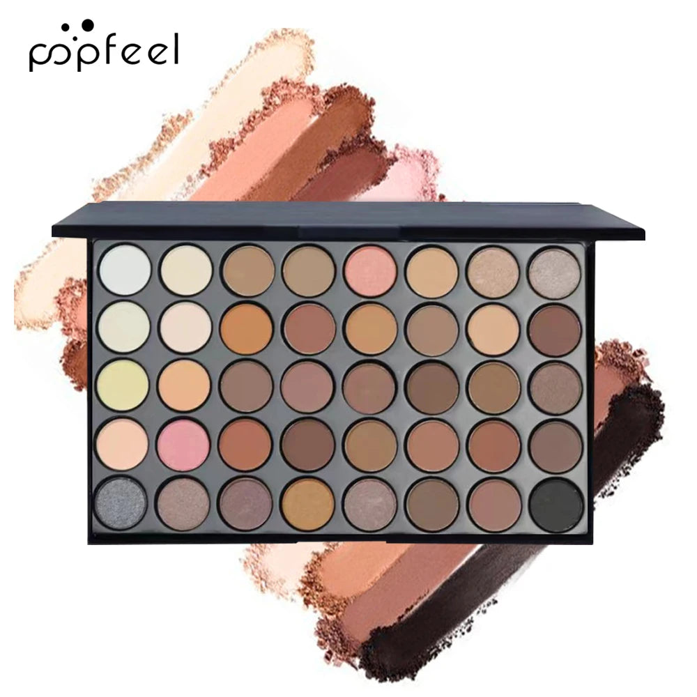 Conjunto de maquilhagem para os olhos POPFEEL paleta sombras eyeliner rímel lápis sobrancelhas caixa ferramentas