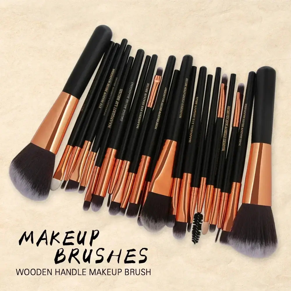 13/3/22 peças Conjunto de pincéis de maquilhagem profissional Kits de ferramentas para sombra, eyeliner, cosméticos, pincéis de maquilhagem