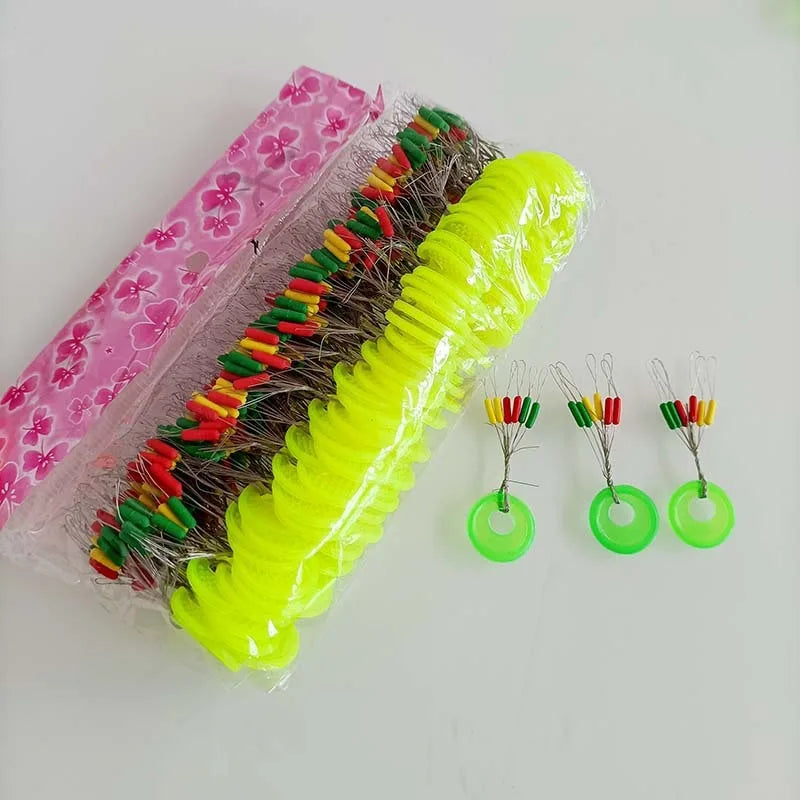 Bóia de Pesca 600 peças 100 grupos flutuador de borracha rolha de pesca bobber stopper flutuador oval feijão espaço linha de pesca acessórios de equipamento