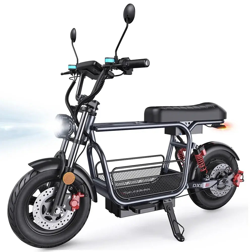 Iscooter DX5 Scooter Elétrica para Adultos 1500W 48V 15.6Ah Bateria E Scooter Pneus Insufláveis de 15 Polegadas Scooter Elétrica Urbana