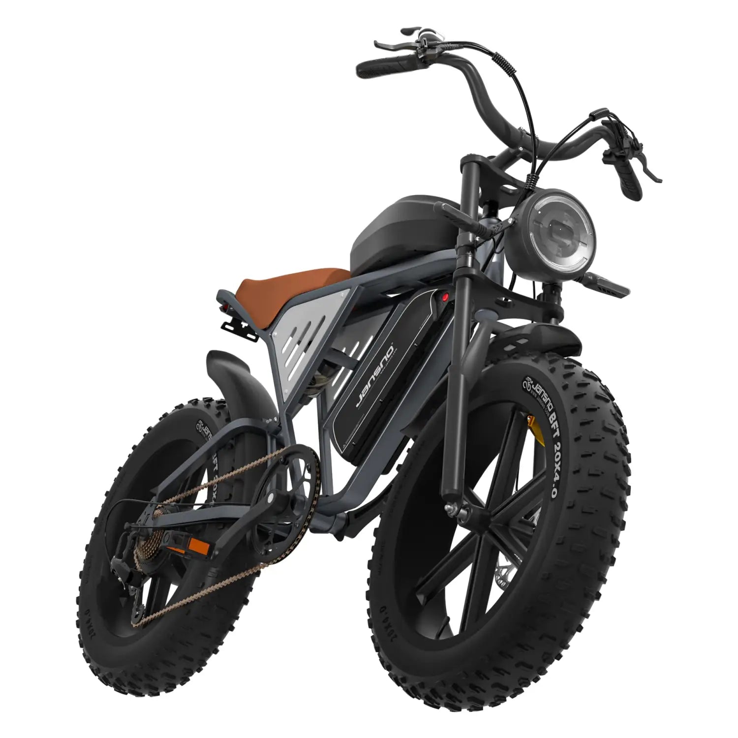 Bicicleta elétrica JANSNO X70 Motor Brushless 48V 34Ah Bateria de lítio dupla Bicicleta elétrica urbana Pneu de 20 polegadas Bicicleta elétrica de montanha para adultos
