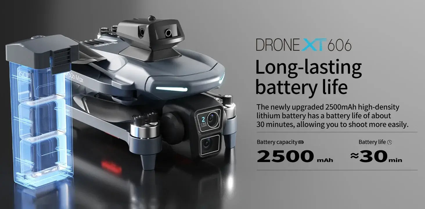 Xiaomi XT606 MAX GPS Drone 4K Profissional 8K HD Câmara FPV Ecrã de Desejos Drone 360° Evitação de Obstáculos Quadcopter Brinquedos Dron