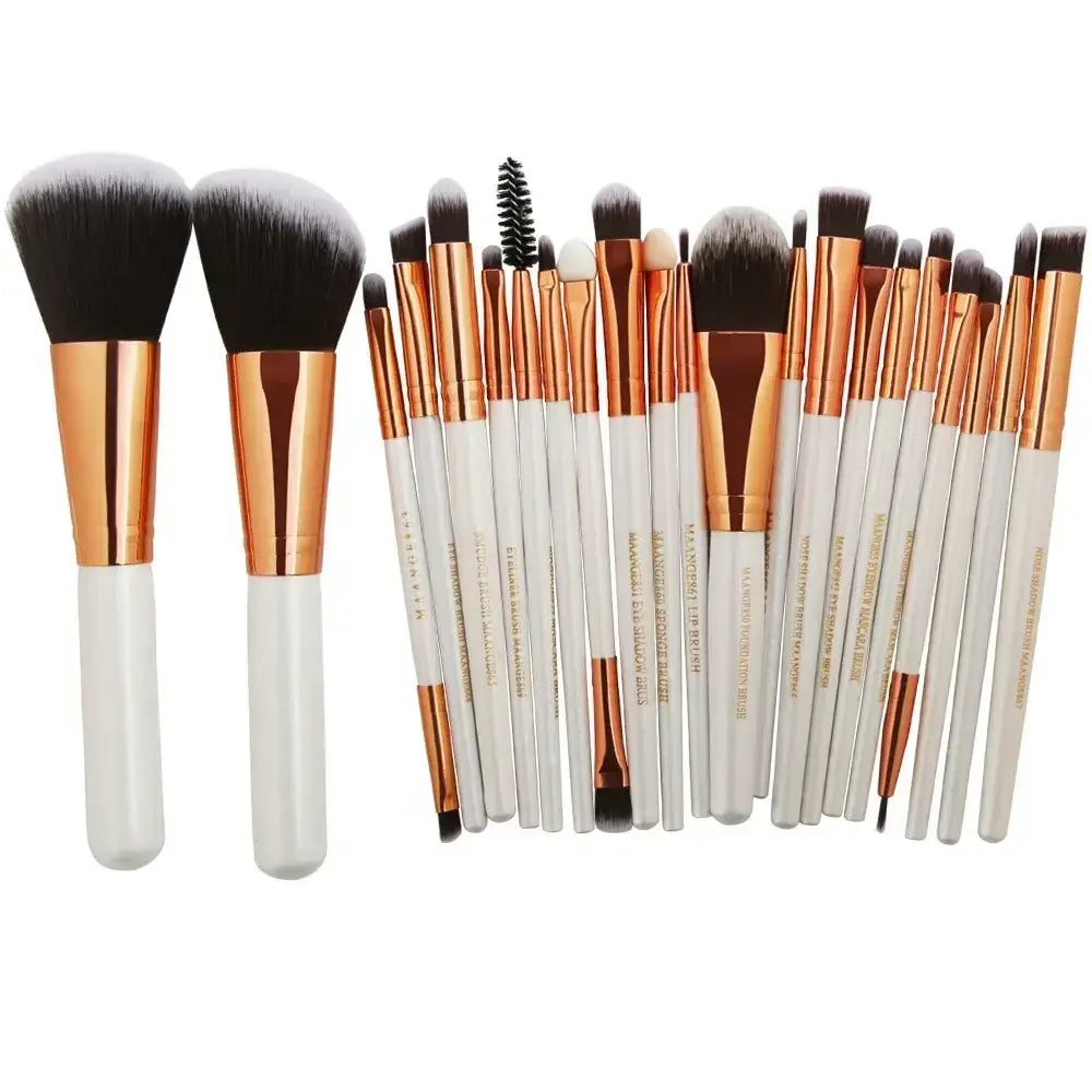 13/3/22 peças Conjunto de pincéis de maquilhagem profissional Kits de ferramentas para sombra, eyeliner, cosméticos, pincéis de maquilhagem
