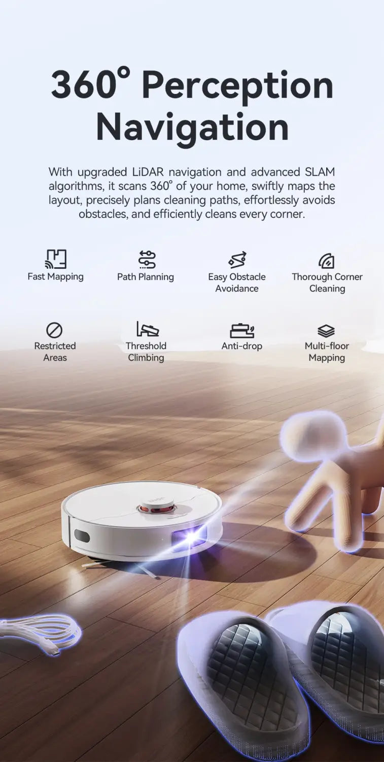 JONR Robot Vacuum P20 Pro International Edition Esfregar Aspirar Secar Toalhitas Limpeza Automática Colheita de Pó Drenagem Água