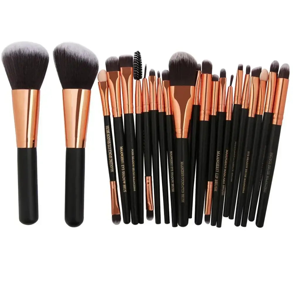 13/3/22 peças Conjunto de pincéis de maquilhagem profissional Kits de ferramentas para sombra, eyeliner, cosméticos, pincéis de maquilhagem