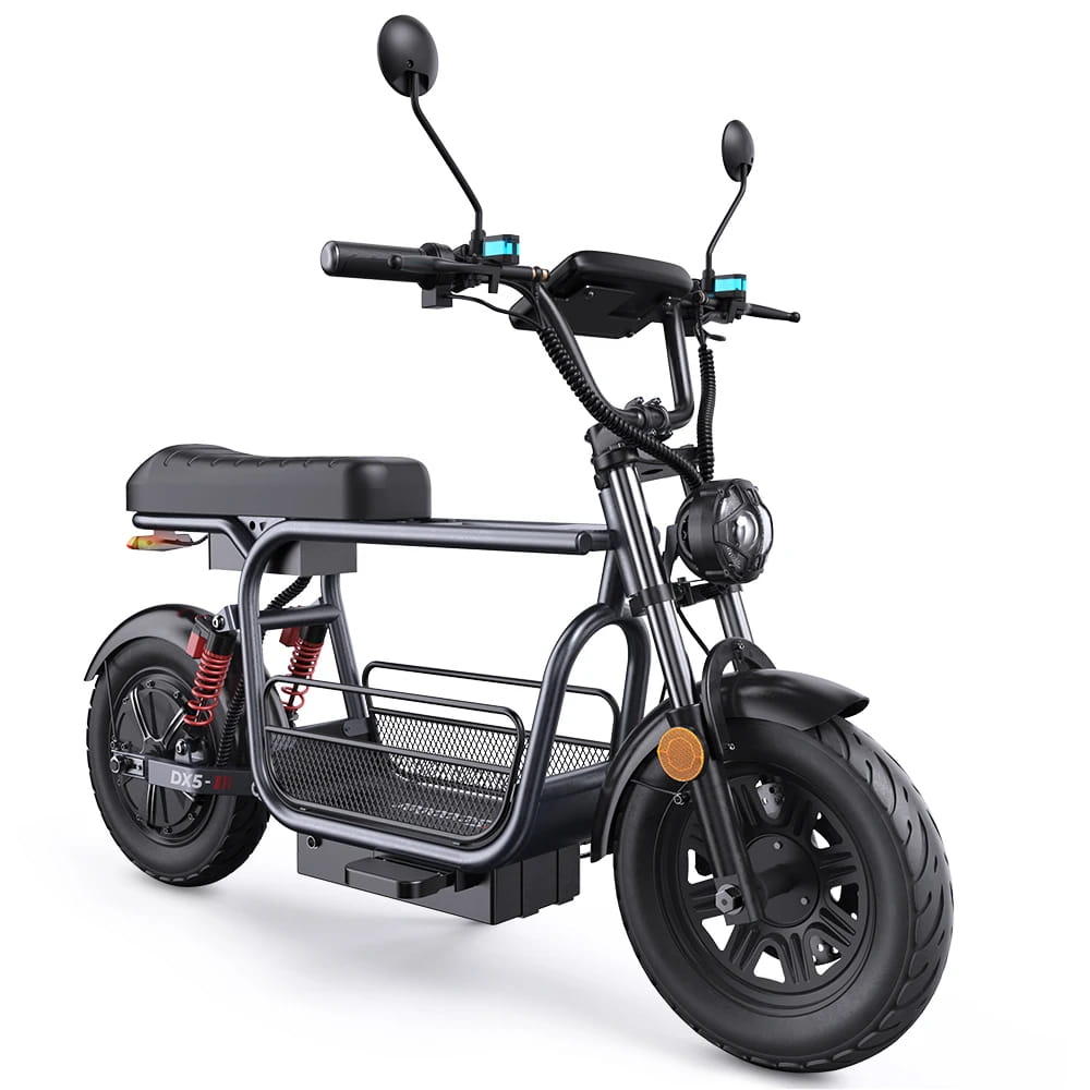 Iscooter DX5 Scooter Elétrica para Adultos 1500W 48V 15.6Ah Bateria E Scooter Pneus Insufláveis de 15 Polegadas Scooter Elétrica Urbana
