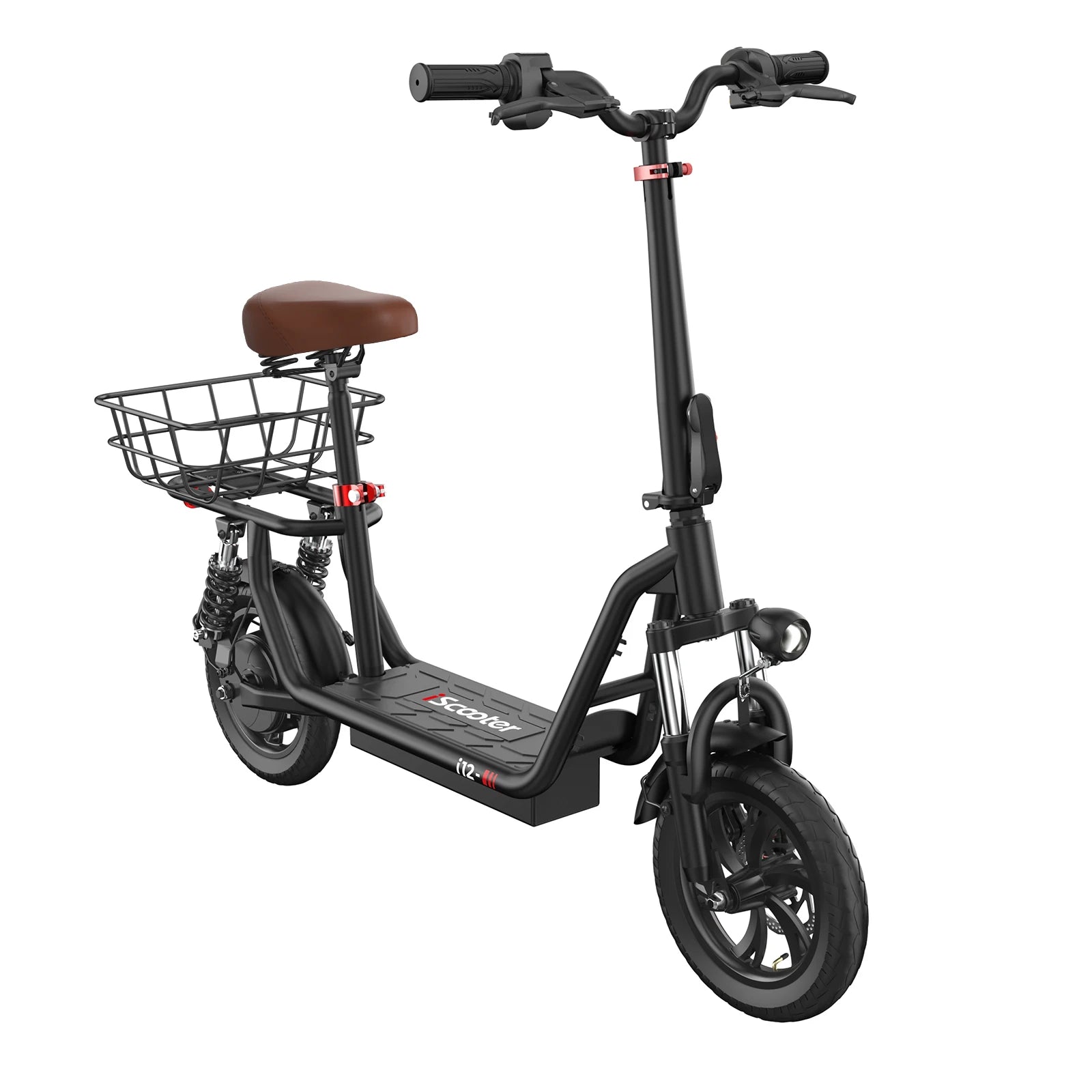 iScooter i12 Scooter Elétrico 36V 35km com Assento e Cesto