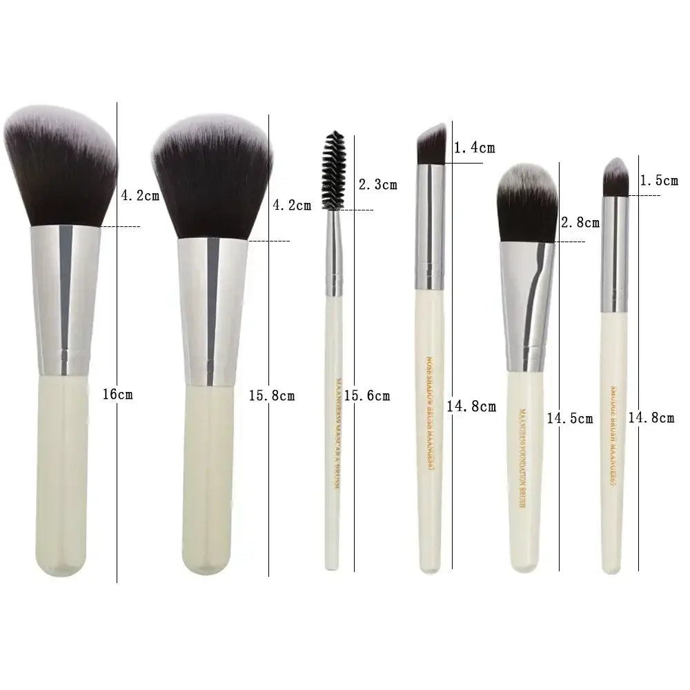 13/3/22 peças Conjunto de pincéis de maquilhagem profissional Kits de ferramentas para sombra, eyeliner, cosméticos, pincéis de maquilhagem