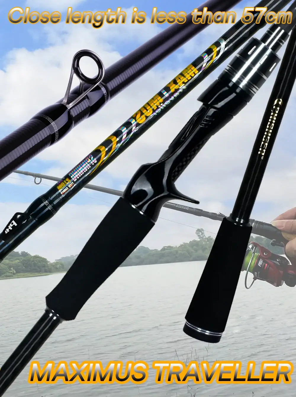 Cana de pesca MAXIMUS Lure 1,8m 2,1m 2,4m 2,7m 3,0m 30T Carbono Spinning Baitcasting FUJI Guide Travel Casting 3-35g L/M/MH BIUTIFU