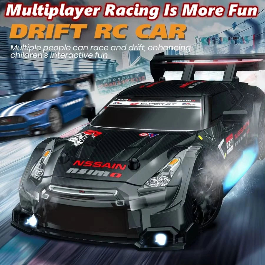 Carro Super Drift RC Mustang 4WD Alta Velocidade para Meninos