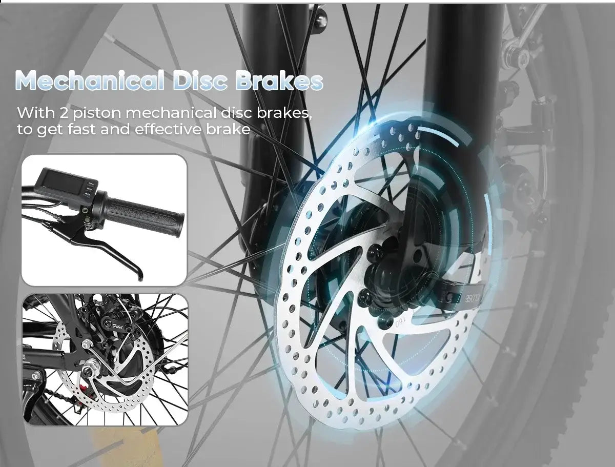 Bicicleta elétrica dobrável CY20, motor 350W, bateria de lítio removível, bicicleta elétrica para adultos, 7 velocidades, pneu de 20 polegadas, bicicleta elétrica para neveEnviar feedbac