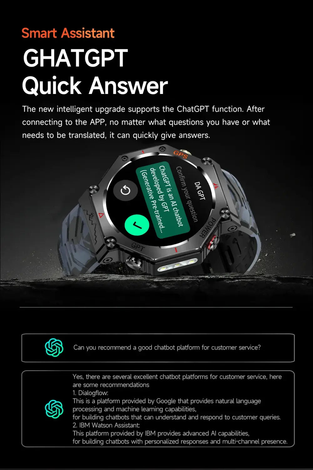 Smartwatch Militar T-Rex 3 GPS Integrado Bússola Altímetro Barométrico 10ATM IP69K À Prova D'Água AMOLED Bluetooth Chamada Relógio Inteligente